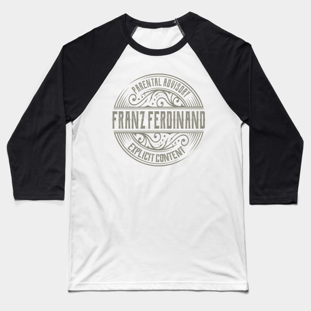 Franz Ferdinand Vintage Ornament Baseball T-Shirt by irbey